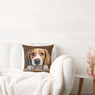 Cojín decorativo Beagle Dog Face