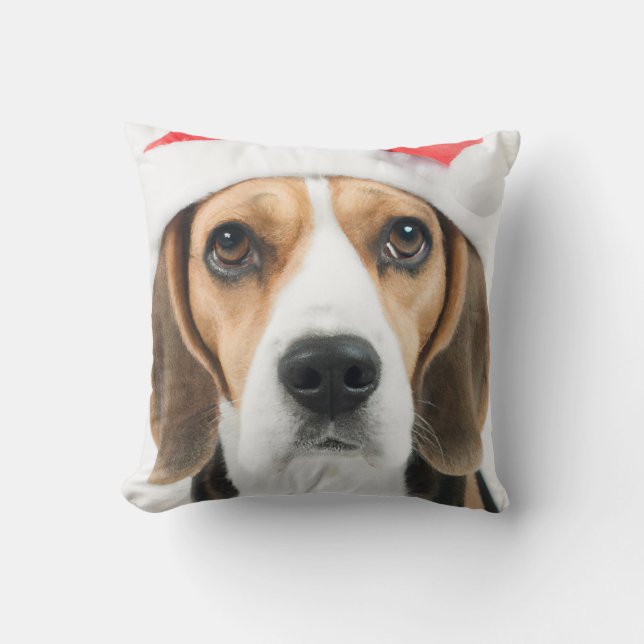 Cojín Decorativo Beagle Navidades (Anverso)
