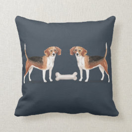 Cojín Decorativo Beagle Vs Beagle