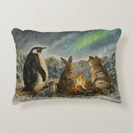 Cojín Decorativo Beam Lingering Whimsical Aurora Animals Painting