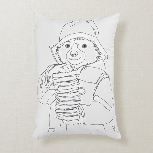 Cojín Decorativo Bear with Sandwiches (Frente (Vertical))