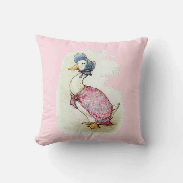 Cojín Decorativo Beatrix Potter, Baby Shower Pillow (Anverso)