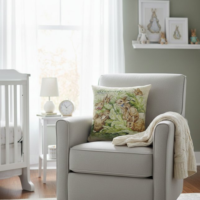 Cojín decorativo Beatrix Potter Bunny (Subido por el creador)