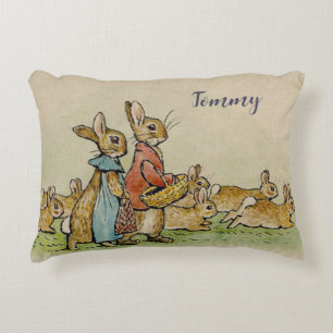 Cojín Decorativo Beatrix Potter Nombre Personalizado