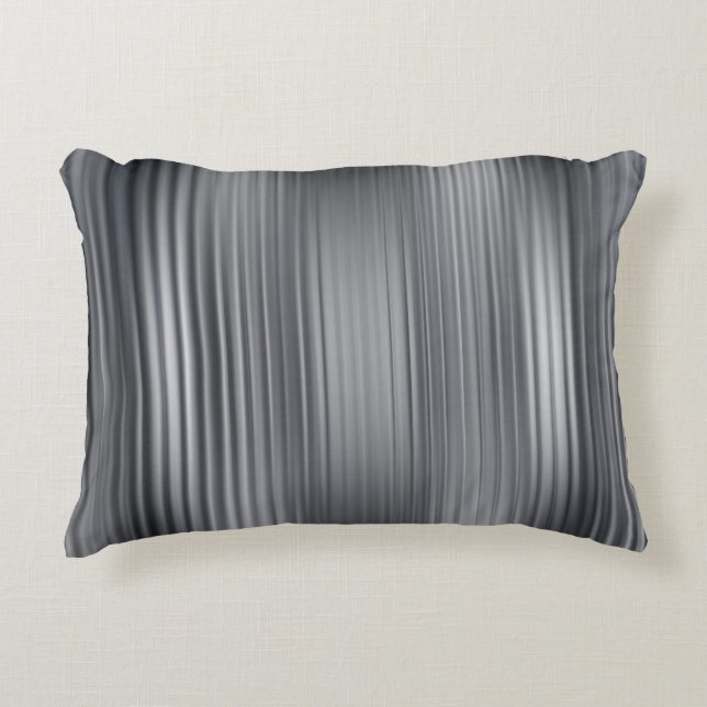 Cojín Decorativo Beautiful abstract vertical grey background with l (Anverso)
