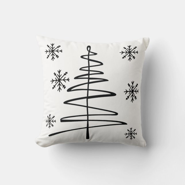 Cojín Decorativo Beautiful Christmas Throw Pillow | Festive Holiday (Anverso)