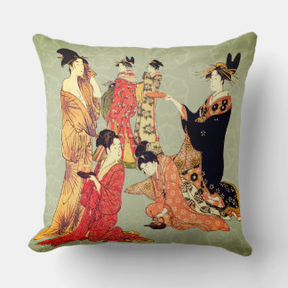 Cojín Decorativo Beautiful Japanese Art Design Throw Pillows