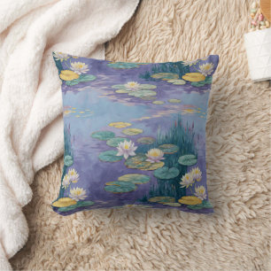 Cojín Decorativo Beautiful Water Lilies Monet Art