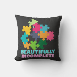 Cojín Decorativo Beautifully Incomplete Colorful Puzzle Piece