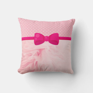 Cojín Decorativo Bebe con lunares y volantes