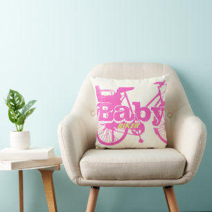Cojín Decorativo Bebé de bicicleta ventilado Asiento Bebé Rosa Novi