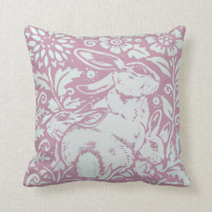 Cojín Decorativo Bebé de conejo rosa dulce conejo conejo pastel dec