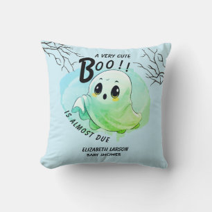 Cojín Decorativo Bebé Duende Ducha de Bebe Halloween Tema Azul Fies