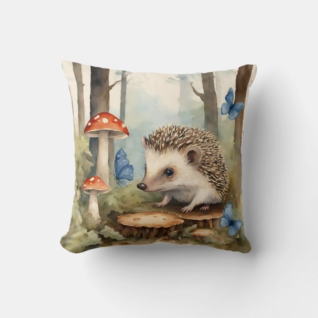 Cojín Decorativo Bebé Hedgehog (Anverso)