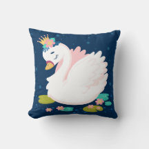 Bebé lindo Princesa de cisne azul verde rosa blanc