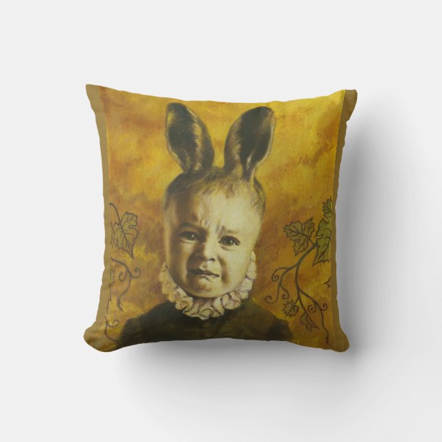 Cojín Decorativo Bebé Mutant Bunny Throw Cushion (Anverso)
