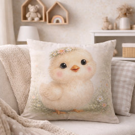 Cojín Decorativo Bebé Pollo Lindo Habitación Neutral Niños