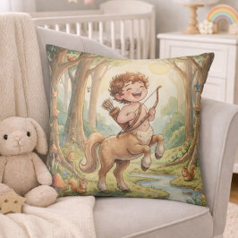 Cojín Decorativo Bebé Sagitario Zodiaco Guardería Niños
