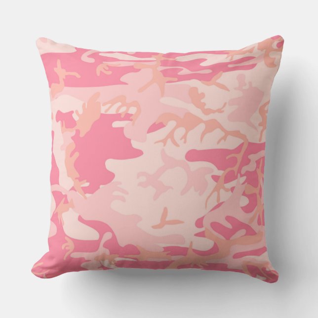 Cojín Decorativo Bebé urbano Camo Pillow rosa (Anverso)