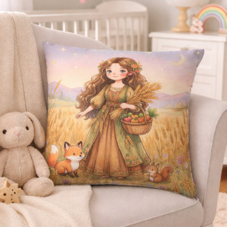 Cojín Decorativo Bebé Virgo Zodiaco Guardería Niños