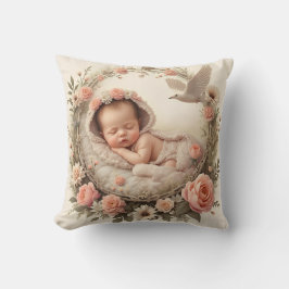 Cojín Decorativo Bebé y aves