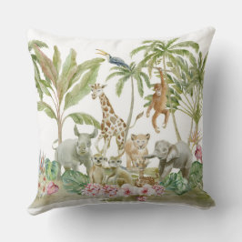 Cojín Decorativo Bebés de la Jungla