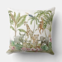 Cojín Decorativo Bebés de la Jungla