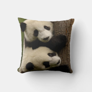 Cojín Decorativo Bebés de panda gigante (Ailuropoda melanoleuca) 2