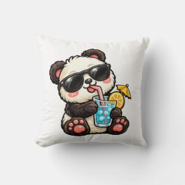 Cojín Decorativo Bebida Cool Panda