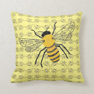 Cojín Decorativo Bee geométrica