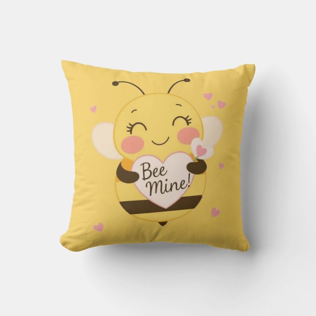 Cojín Decorativo Bee Mine (Anverso)