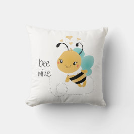 Cojín Decorativo Bee Mine Bumblebee Amarillo Negro