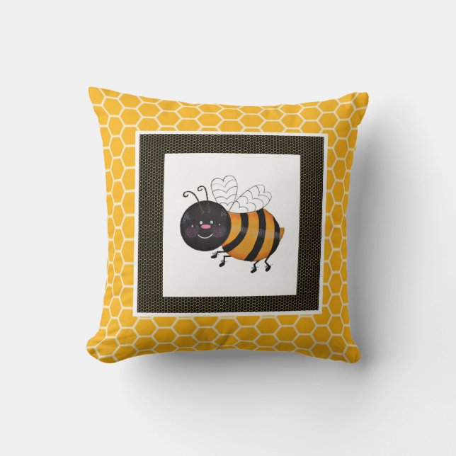Cojín Decorativo Bee My Little Baby Bee Pillow (Anverso)
