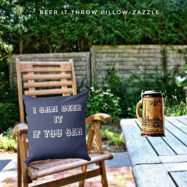 Cojín decorativo Beer It (Subido por el creador)