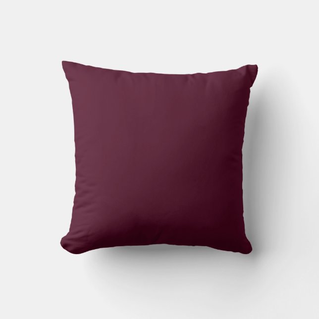Cojín Decorativo Beet Pink Burgundy Throw Cushion (Anverso)