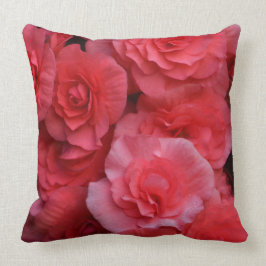 Cojín Decorativo Begonia rosa doble