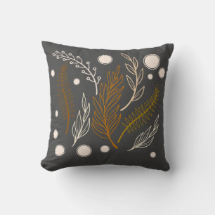 Cojín Decorativo Beige Brown Gray Simple