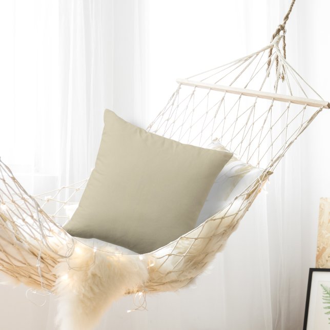 Cojín Decorativo Beige de color básico (Subido por el creador)