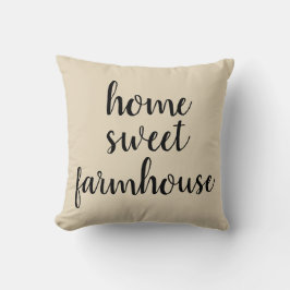 Cojín decorativo Beige de Hogar Sweet Farmhouse