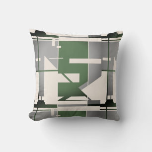 Cojín Decorativo Beige de oliva plateado negrita estilo suroeste Re