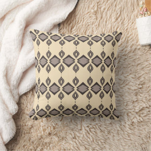 Cojín Decorativo beige, decoración casera, abstracto, patrón