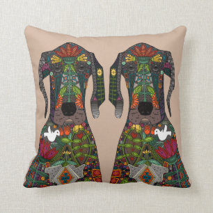 Cojín Decorativo Beige del amor de great dane