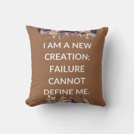 Cojín Decorativo Beige pillow with a simple religious quote