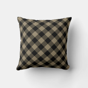 Cojín decorativo Beige Plaid