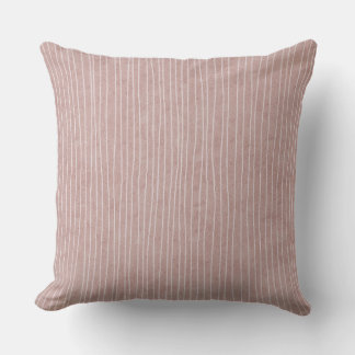 Cojín decorativo Beige Rubor Pale Stripes