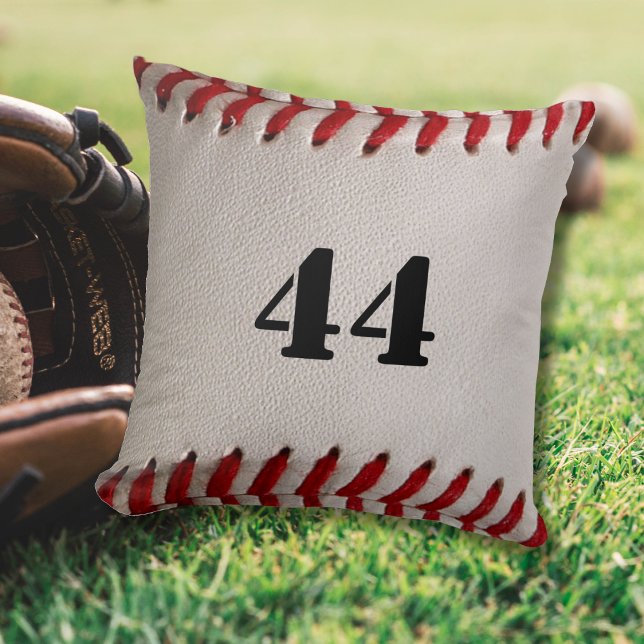 Cojín Decorativo Béisbol con Número Personalizable (Subido por el creador)
