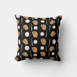 Cojín Decorativo Béisbol - Guantes, Pelotas y Batos 