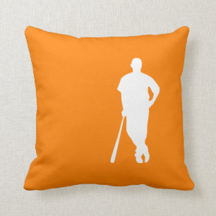 Cojín Decorativo Béisbol naranja