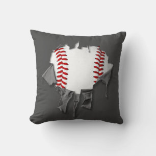 Cojín Decorativo Béisbol rasgado