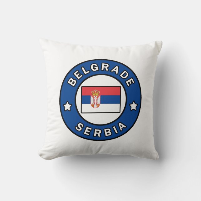 Cojín Decorativo Belgrado Serbia (Anverso)